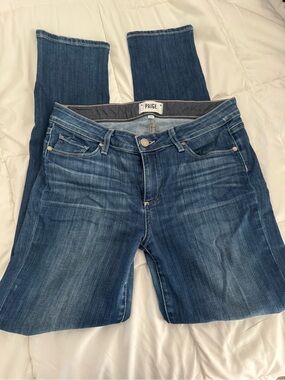 PAIGE Women's Denim Bootcut Jeans - Medium Blue Wash